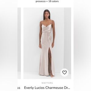 Like New Watters Everly Bridesmaids Dress in Prosecco